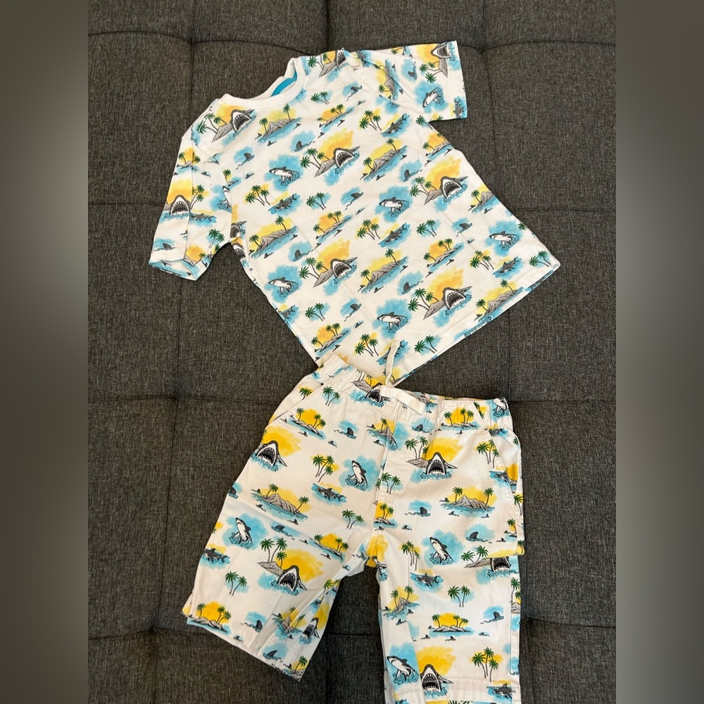 🌴365 kids beach clothing  boys set short and T-shirt size 10